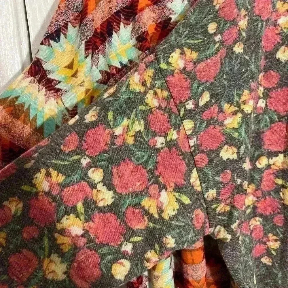 LULAROE Irma Drop Sleeve Aztec Floral Top Bundle | size XS - Picture 7 of 10